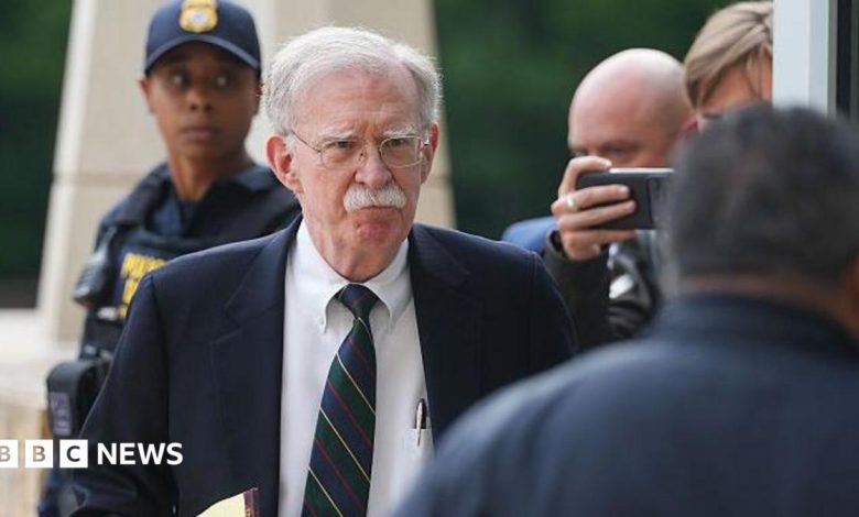 Ex-Trump adviser John Bolton pleads guilty to mishandling classified documents