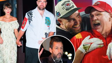 Andy Reid reveals the special marriage advice Adam Sandler gave Taylor Swift, Travis Kelce while officiating their wedding