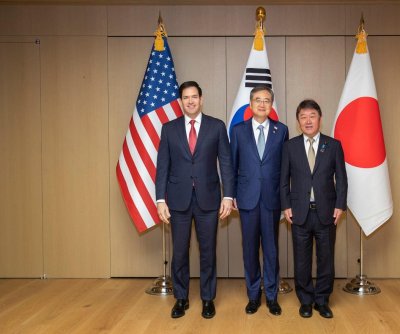 U.S., S. Korea, Japan reaffirm N. Korea denuclearization, target cyber threats