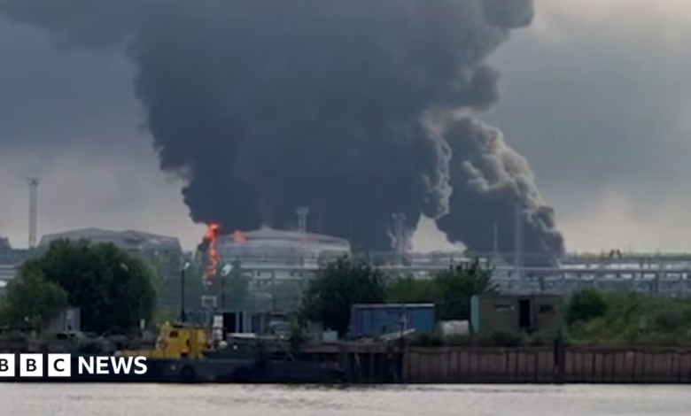 Ukraine hits major oil terminal in Russia’s St Petersburg
