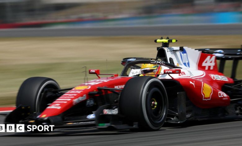 Hamilton fastest in Silverstone practice session