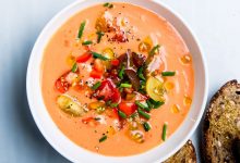 Easy Gazpacho (Spanish Cold Tomato Soup; Blender Method)