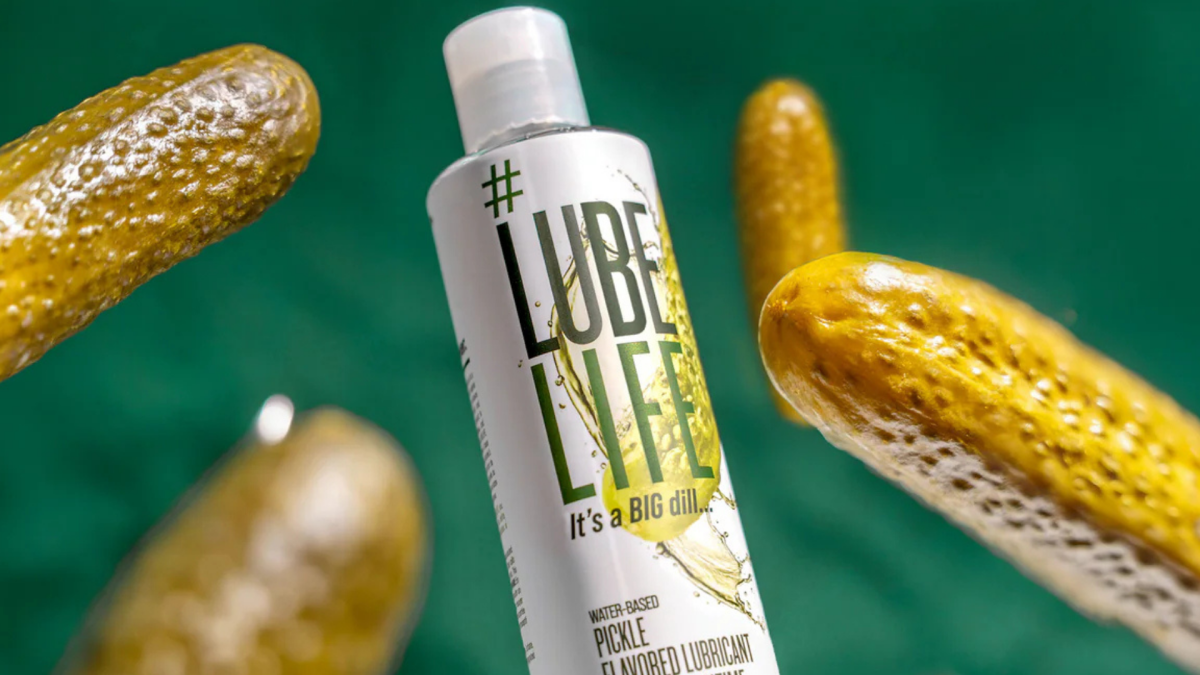 LubeLife just dropped a pickle-flavored lube, and the scent is almost too realistic