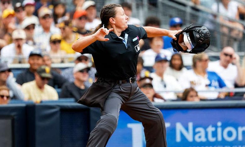 MLB’s female ump leaves both teams fuming with odd calls, NASCAR wife hits the beach & Aaron Rodgers emerges!