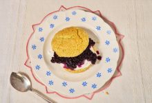Blueberry Cornmeal Shortcakes