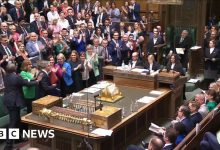 Watch: Standing ovation for Starmer as he answers his last PMQs