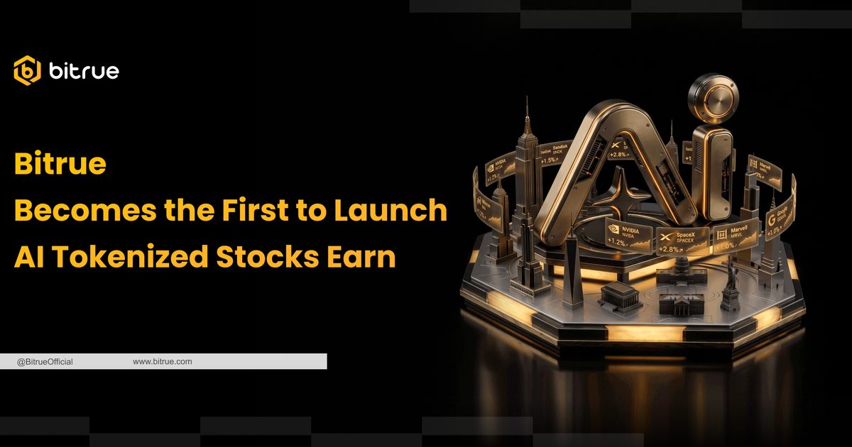 Bitrue Becomes the First to Launch AI Tokenized Stocks Earn: Beating Dividends With a Flat 7% Return