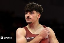 Gymnast Langton cleared of serious injury after shocking fall