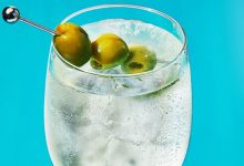 Dirty Martini Spritz