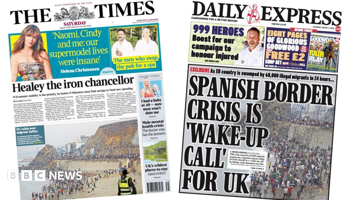 The Papers: ‘Spanish border crisis’ and ‘iron chancellor’