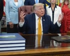 Trump declines to call for Max Miller’s resignation amid abuse allegations – live