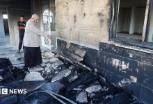 Israeli settlers set fire to mosques, cars and farm land in West Bank, Palestinians say