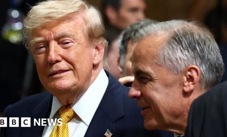 Trump slaps 50% tariffs on Canada and Carney vows to ‘intensify’ trade talks