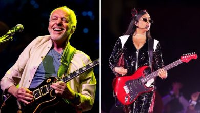 Peter Frampton met one of his favorite new guitar players at George Lucas’s birthday party: “It was weird looking out and seeing Harrison Ford and Steven Spielberg looking back at us”