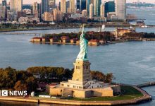 Man arrested after boat capsizes near Statue of Liberty killing woman and infant