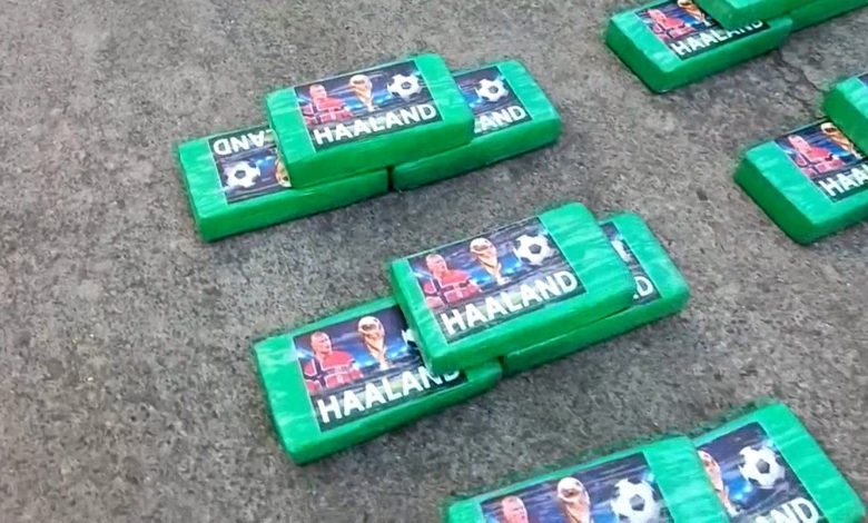 Half a tonne of Erling Haaland branded cocaine seized in Ecuador