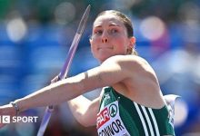 O’Connor leads heptathlon before final event, while Hunt eyes third gold