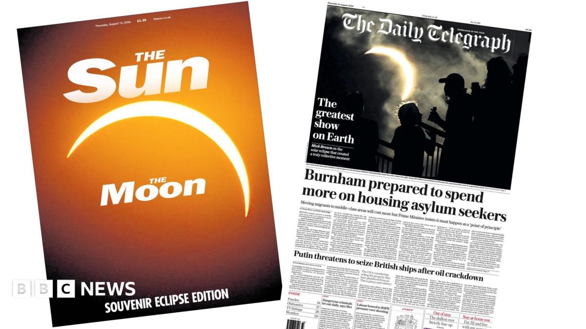 The Papers: ‘The Sun, the Moon’ and ‘The greatest show on Earth’