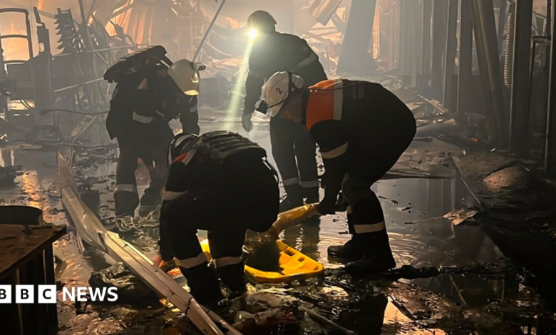 Russian strikes on Ukraine kill two, officials say, a day after deadly attack on mall