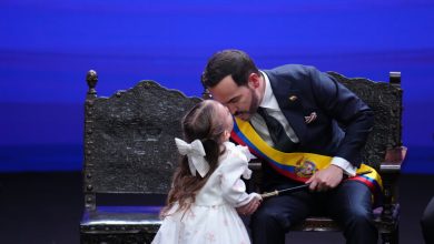 Colombia’s new president takes office in ceremony in Cali highlighting hard line on armed groups