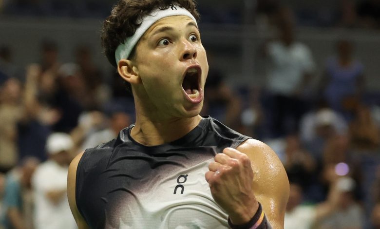 Ben Shelton shocks Carlos Alcaraz in five sets to win US Open quarterfinal