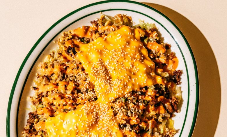 Cheeseburger Fried Rice