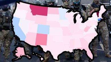 Map Shows Where Arrests, Detentions Have Surged Most…