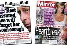 The Papers: King’s ‘astonishing outburst’ and ‘heartbreak’ after search for missing Noah