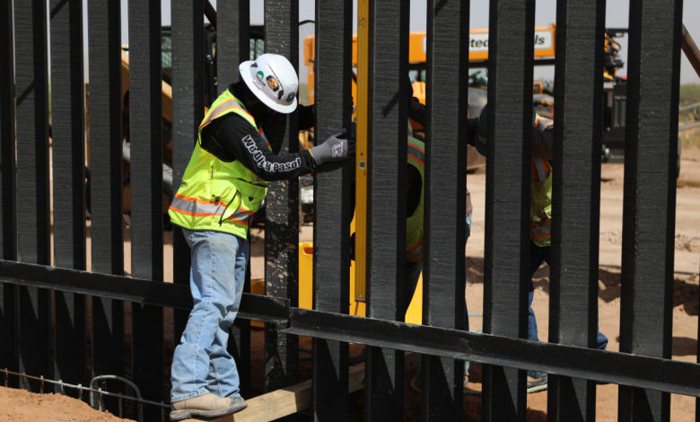 Map shows border wall progress as new work begins