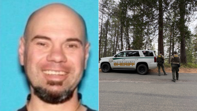Manhunt underway in California after armed suspect allegedly points gun at people, shoots at officers
