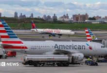 Flights at major US airports delayed after cable cut by construction workers