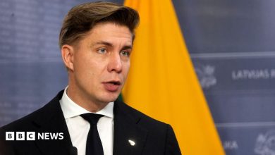 Lithuania ready to ‘fight back’ but has evacuation plans in face of Russia threats, PM tells BBC