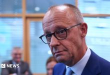 German Chancellor Merz calls state election a ‘disaster’ for his party but vows to stay on