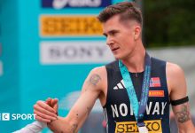 Ingebrigtsen pipped to 5km road gold in Copenhagen