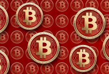 Bitcoin price chart showing $82,000 support level with double top pattern