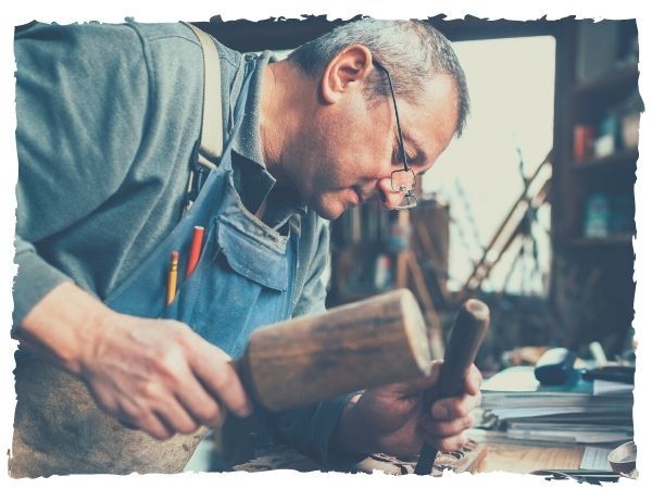 Woodworking is a great creative hobby because it lets you design something that you can actually use.