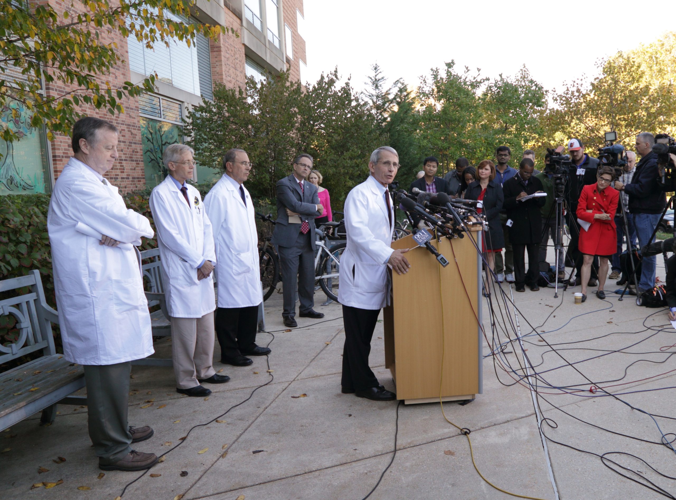 Press Briefing on Arrival of Ebola Patient at NIH - Oct. 2014.jpg