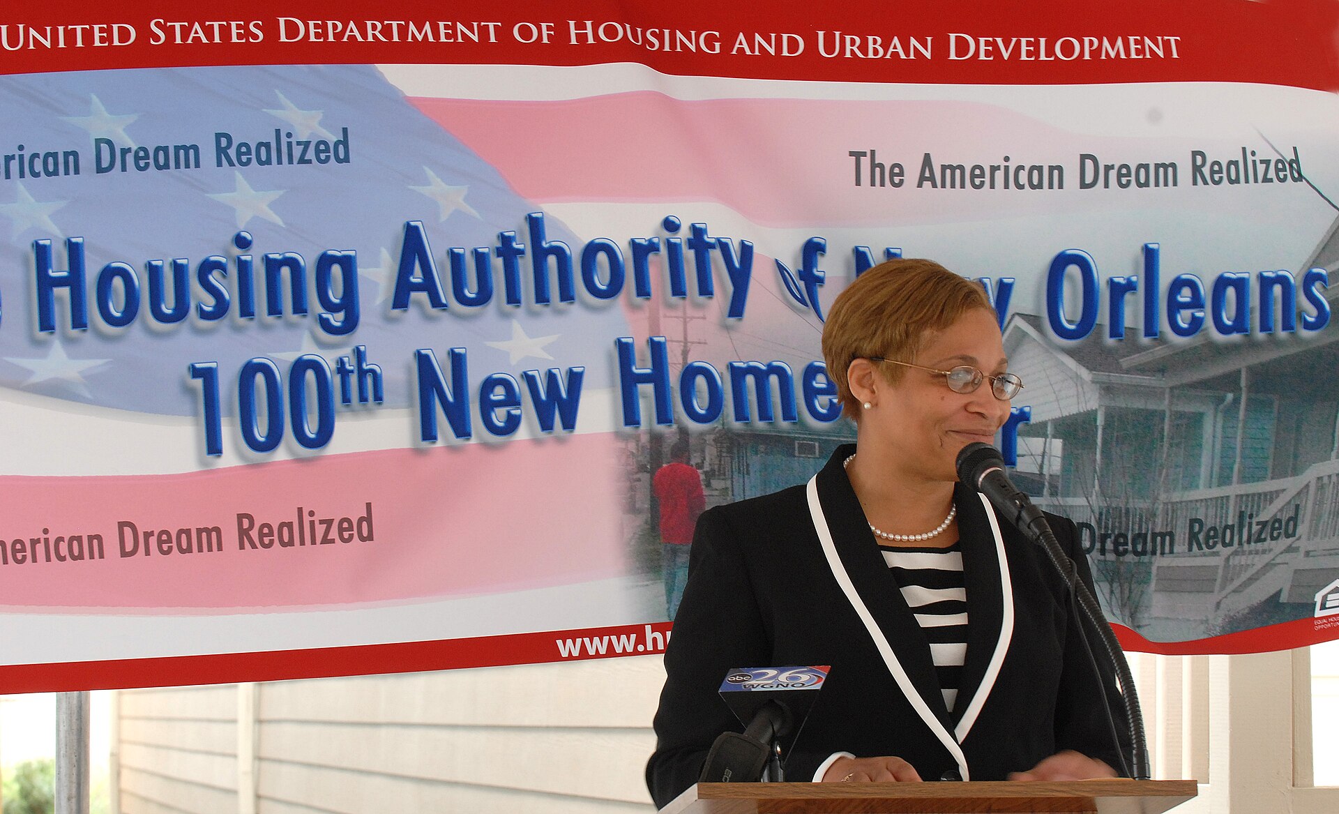 From public housing to home ownership story- (house, family, ceremony). Rachelle Taylor is the 100th homeowner who went through the first-time home buyer program…