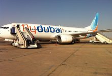 Flydubai in Prince Naif bin Abdulaziz Regional Airport.JPG