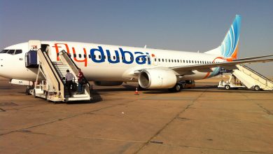 Flydubai in Prince Naif bin Abdulaziz Regional Airport.JPG