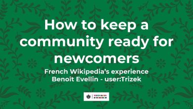 Wikimania 2019 - Welcome and help how to keep a community ready for newcomers.pdf