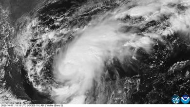 Tropical Storm Isaias Strengthens in the Gulf (CIRA 2026-10-07 - labels).webm