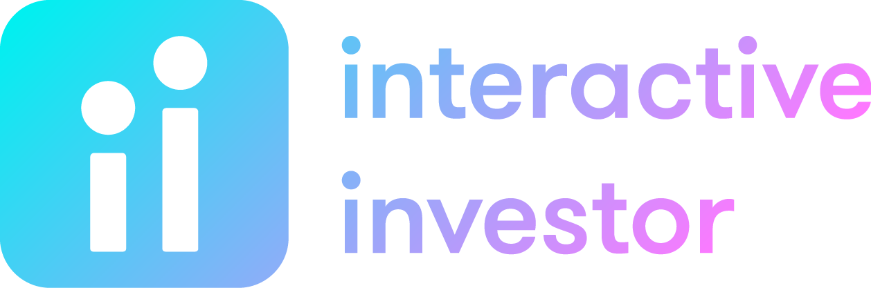Interactive Investor financial dashboard with stock charts and portfolio overview