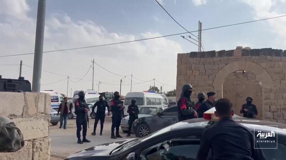 Image caption, Between 150 and 200 people were in the church at the time of the shooting, one witness told the AFP news agency