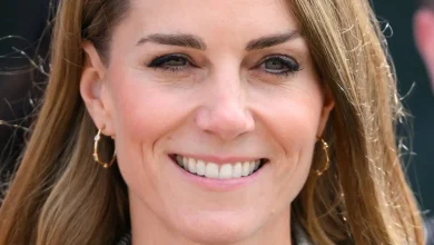 Kate Middleton, the Princess of Wales wows inn check suit at Sudbury Silk Mills on September 11, 2025 in Sudbury, England.