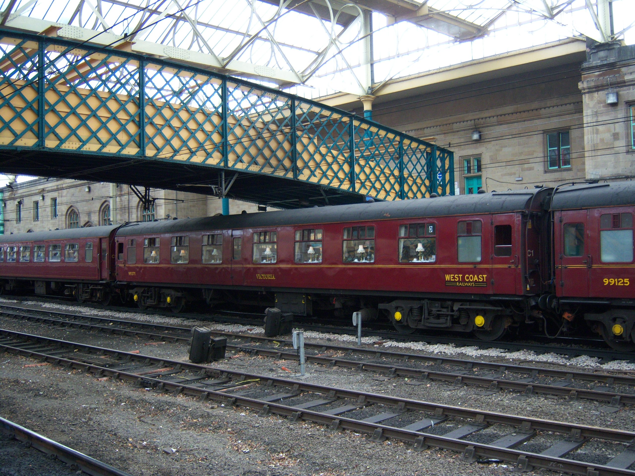 British Rail Mk1 99125 Jessica West Coast Railway Company Carlisle 10 Oct 2009.jpg