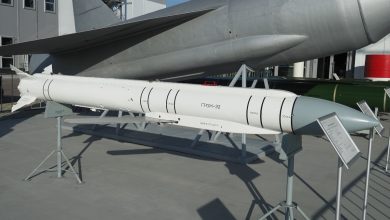 KRTV Grom-E2 guided glide bomb at Army-2022.JPG