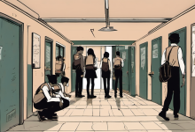 France Closes Up to 500 Schools Amid Student Protests — AI-generated illustration