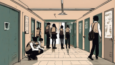 France Closes Up to 500 Schools Amid Student Protests — AI-generated illustration