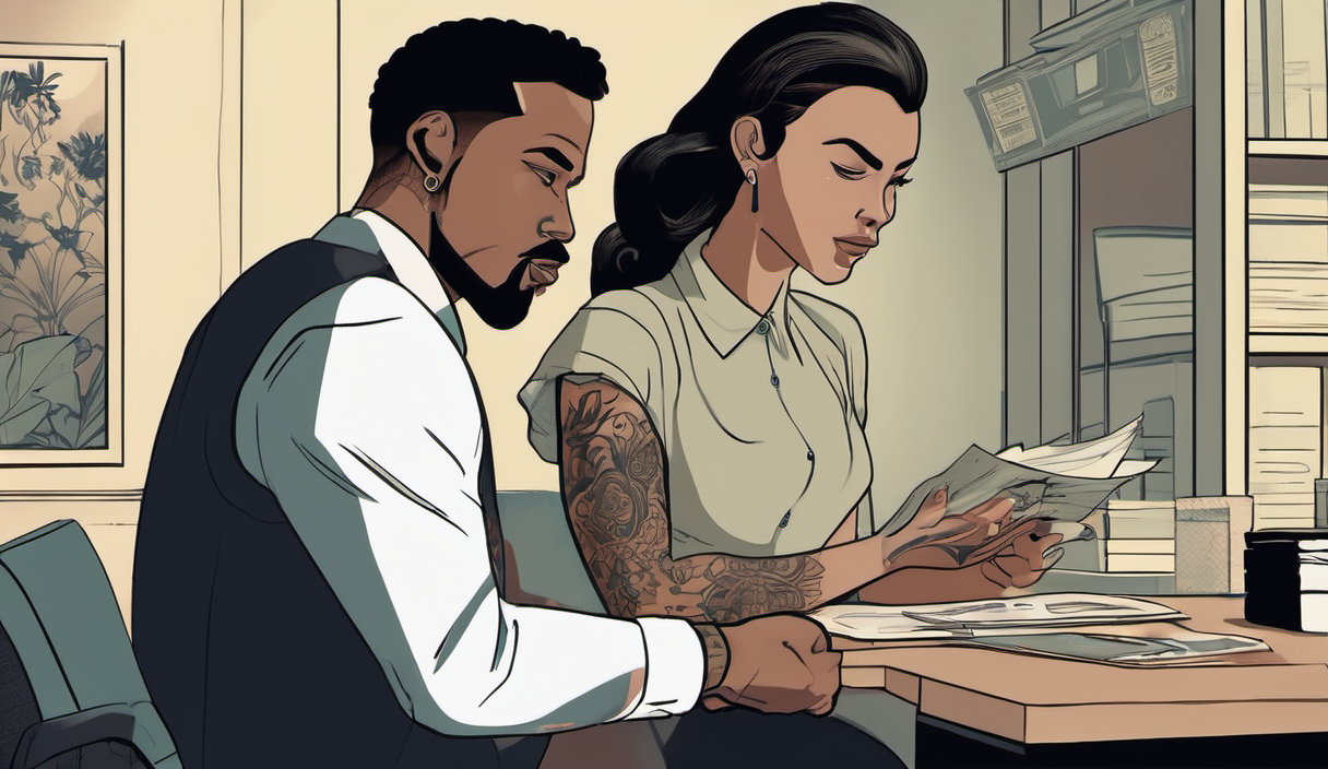 The Tattoo That Marks 13 Years of Healing After Abuse — AI-generated illustration